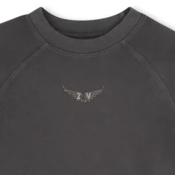Zadig & Voltaire strass-wings sweater