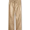 Zadig&Voltaire leather look broek goud