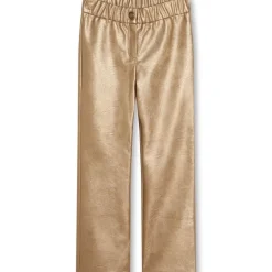 Zadig&Voltaire leather look broek goud