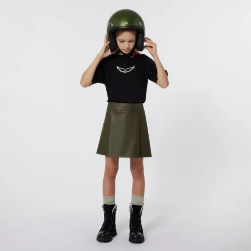 Zadig&Voltaire leather look rok