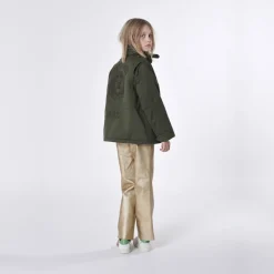 Zadig&Voltaire leather look broek goud