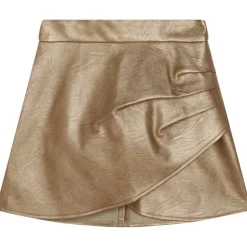 Zadig&Voltaire leather-look rok goud