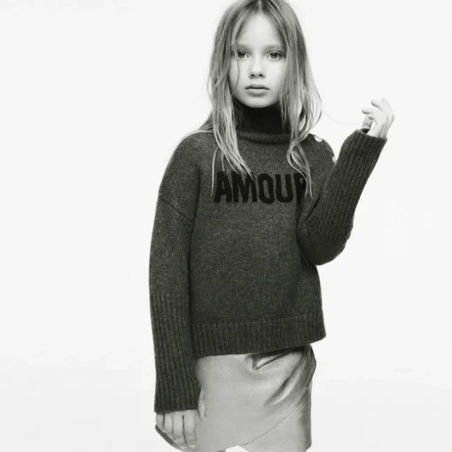 Zadig&Voltaire leather-look rok goud